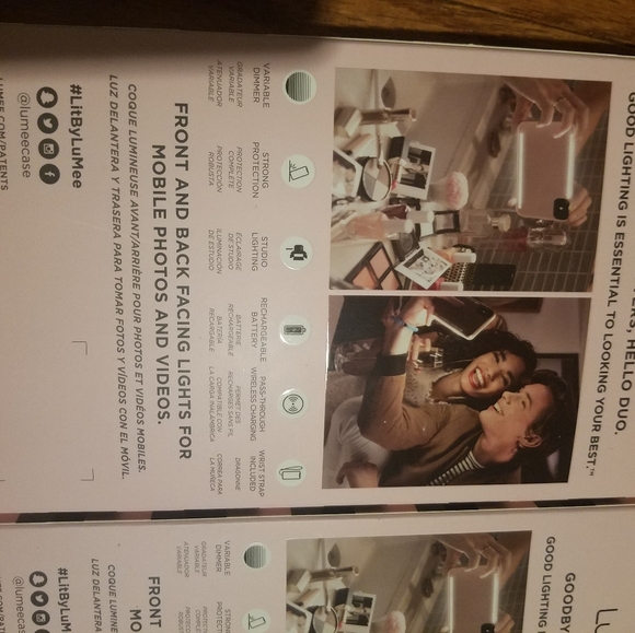 LuMee Duo instagrams lighted case iPhone 11/Xr - Picture 3 of 10